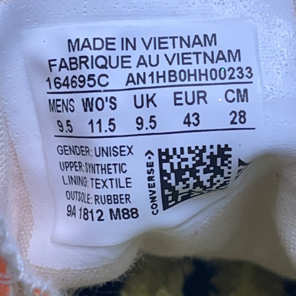 Converse X J.W. Anderson Glitter Hightop Shoes - Picture 12 of 15